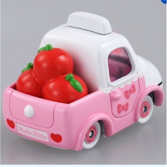 Takara Tomy Dream Tomica Hello Kitty Apple Carry Toy Car No.152 - Picture 4 of 4
